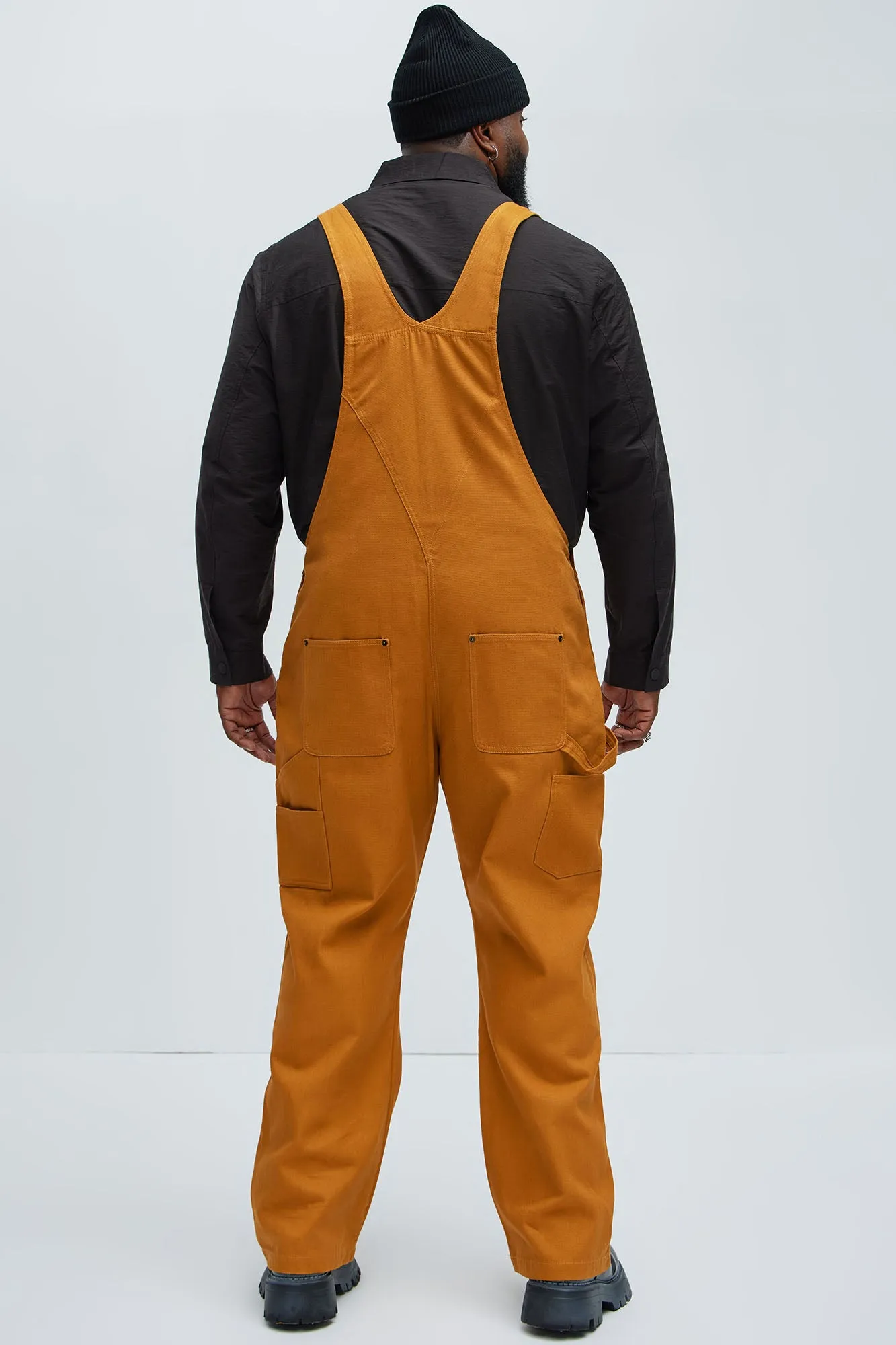 Alexander Utility Canvas Overalls - Tan