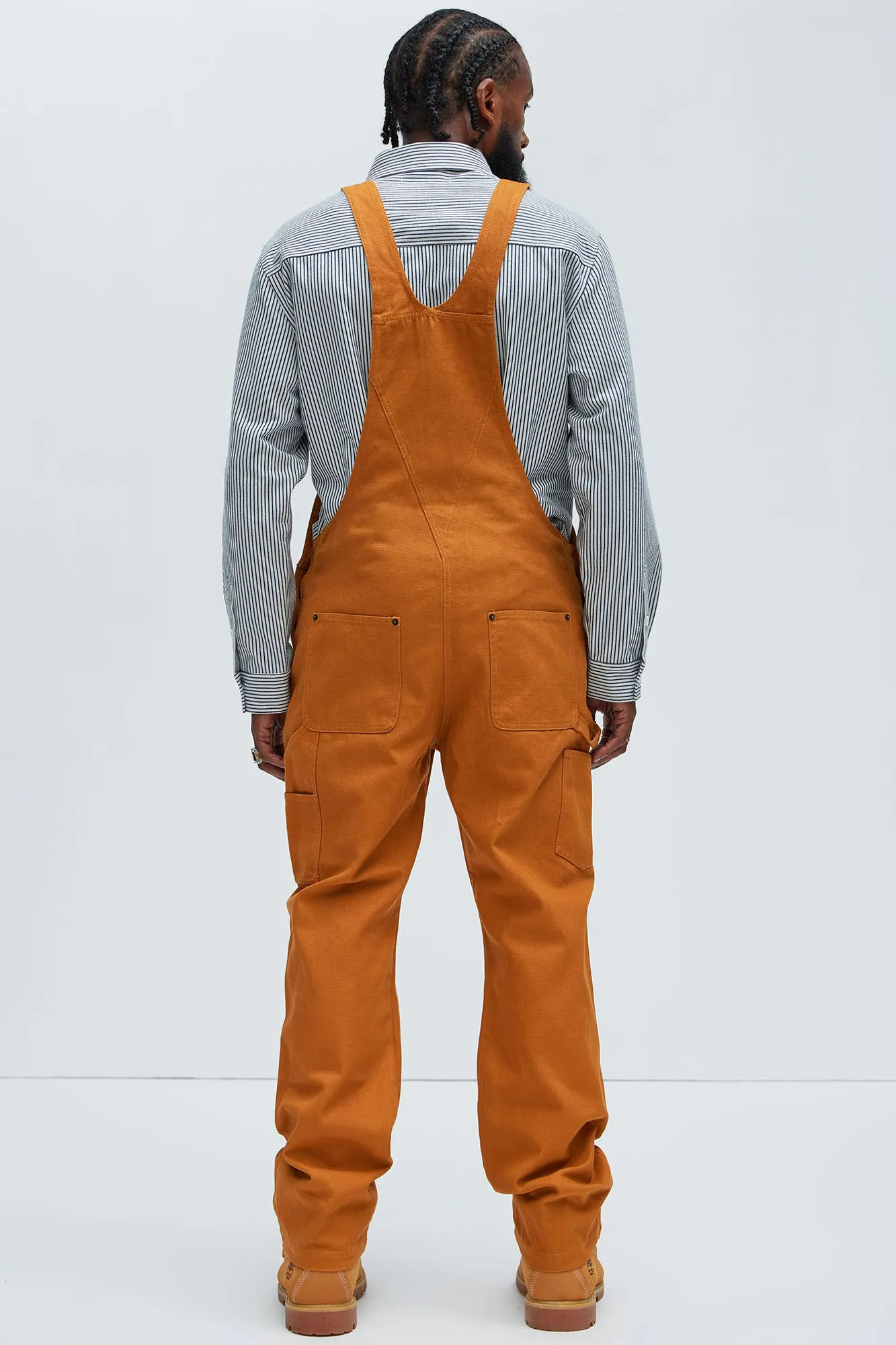 Alexander Utility Canvas Overalls - Tan