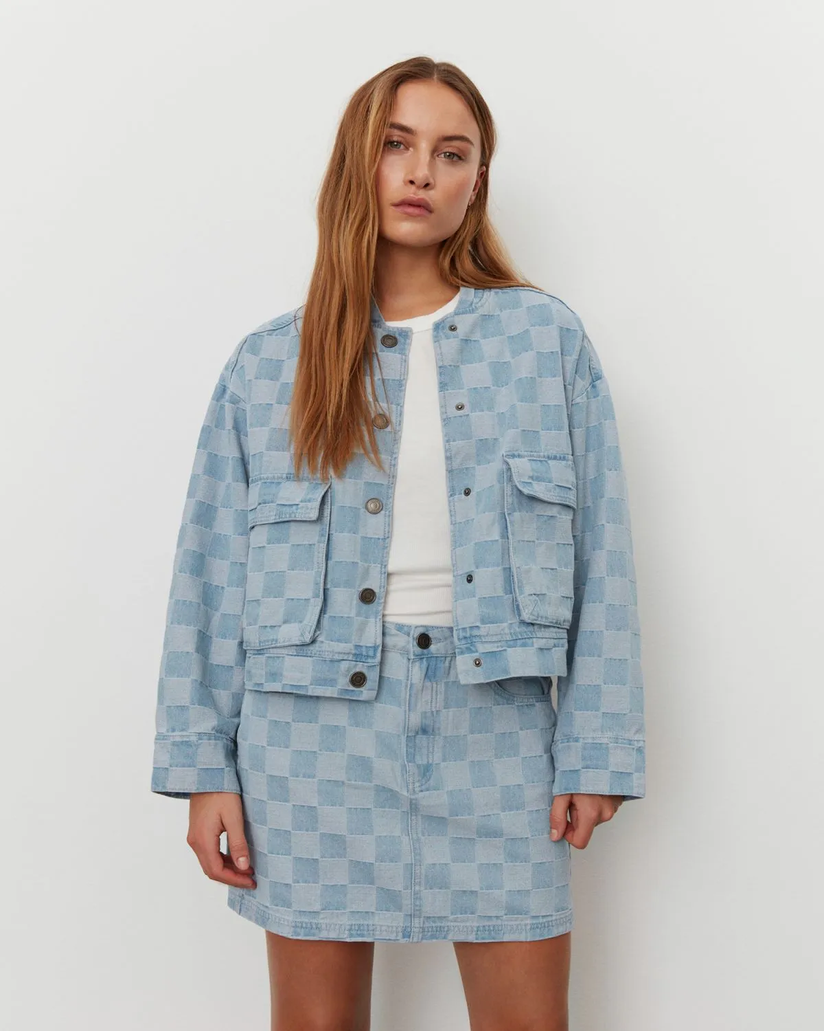 AMILYSW JACKET - Light denim blue