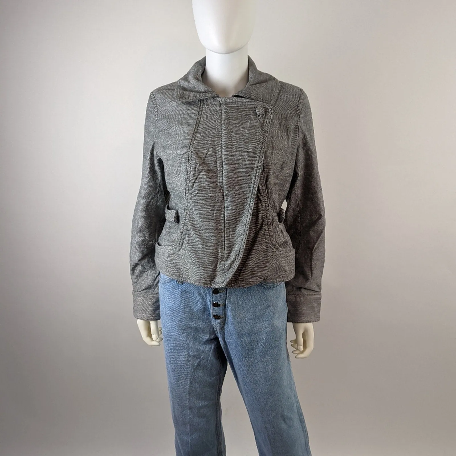 Apostrophe Grey Fitted Jacket 12