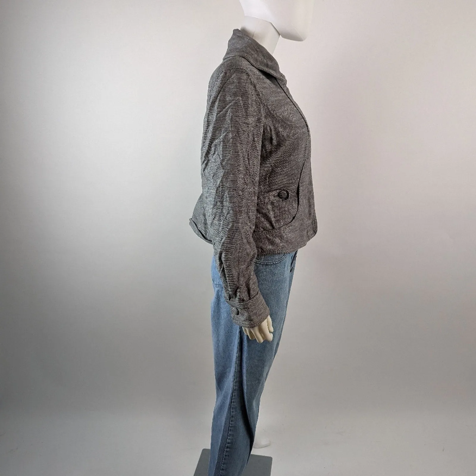 Apostrophe Grey Fitted Jacket 12