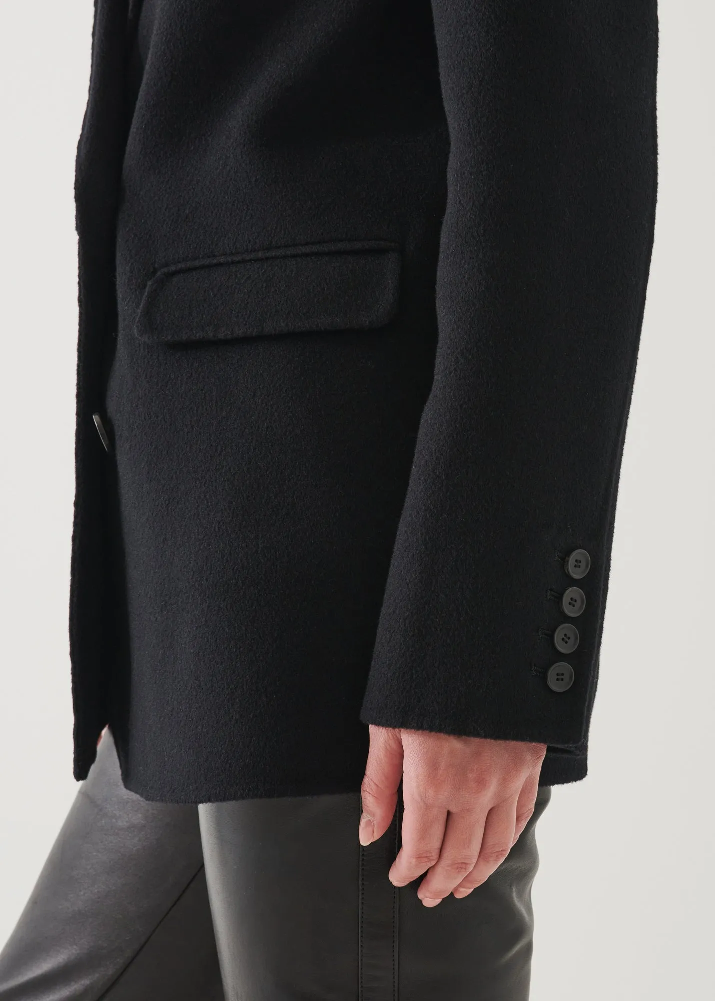 Double Breasted Wool Blazer