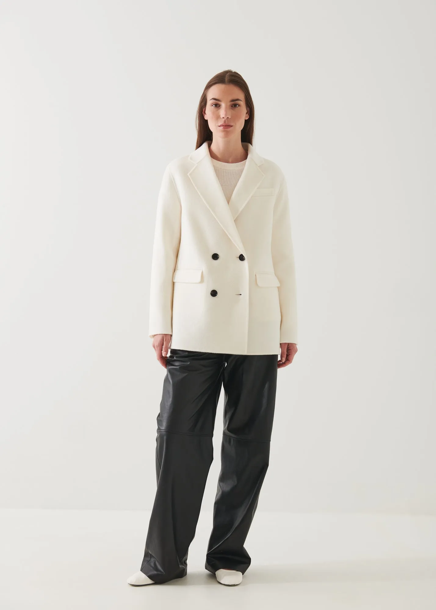 Double Breasted Wool Blazer