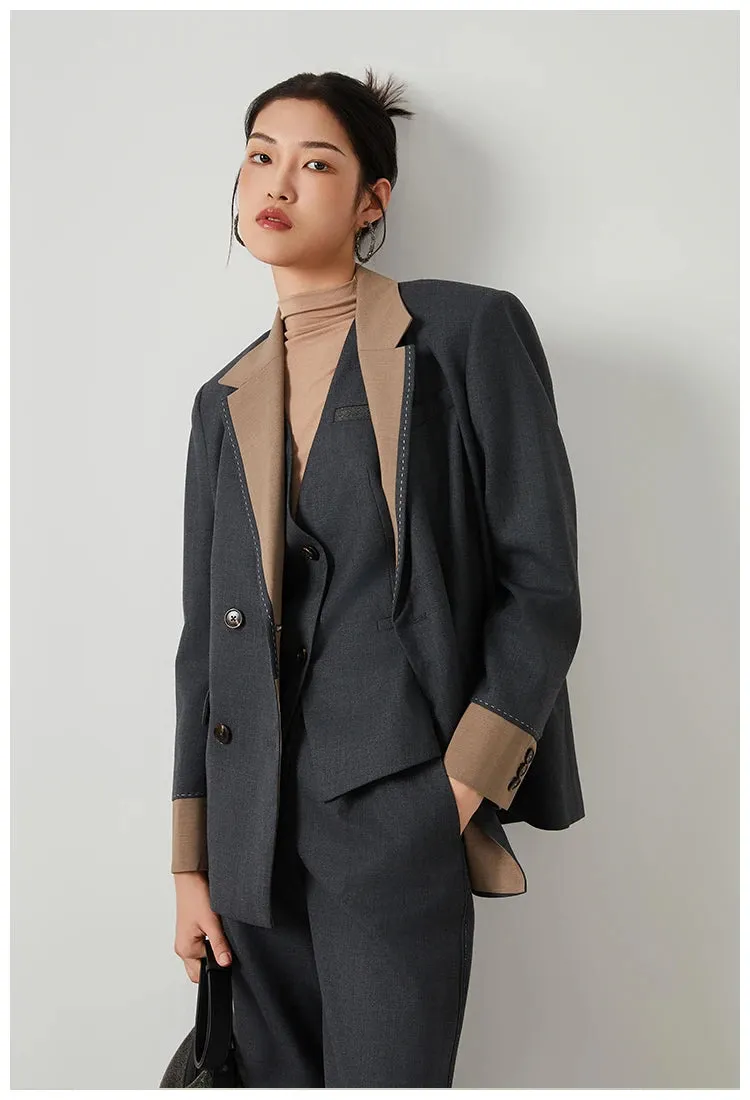 Everyday Personality Wool Blazer