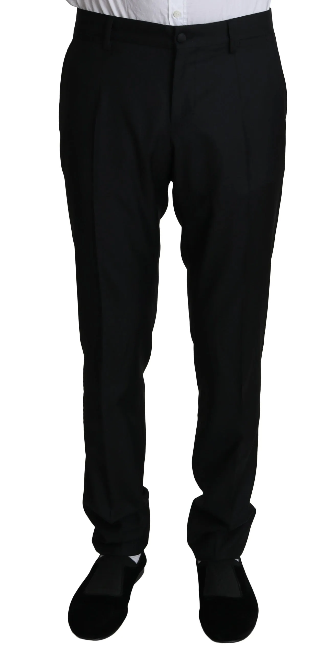 GOLD Black 2 Piece FOX Embroidered Suit