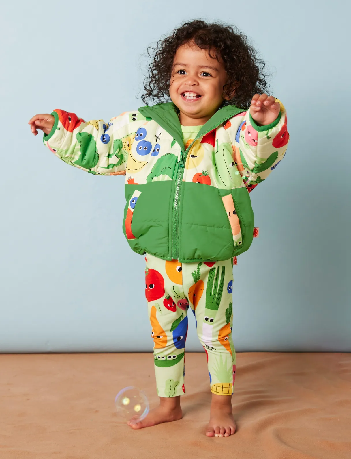 Halcyon Nights Kids Puffer Jacket - Happy Harvest