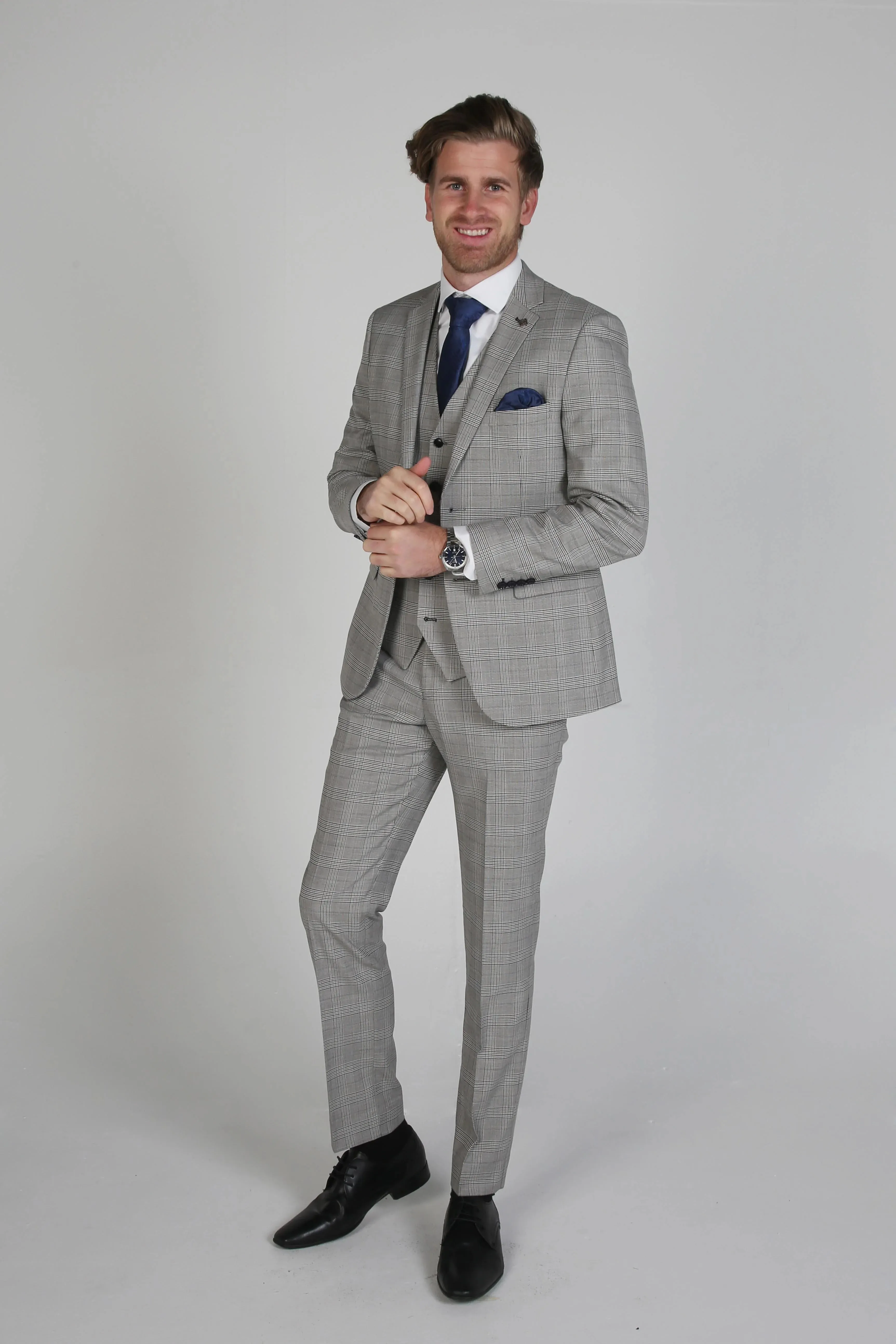 Hugo Grey Men's Three Piece Suit