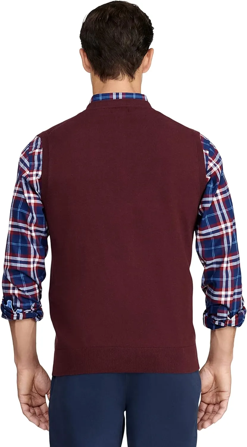 IZOD Men's Big and Tall Premium Essentials V-Neck Sweater Vest