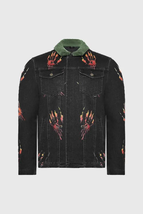 Jahknow War Memory Denim Jacket