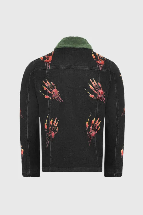 Jahknow War Memory Denim Jacket