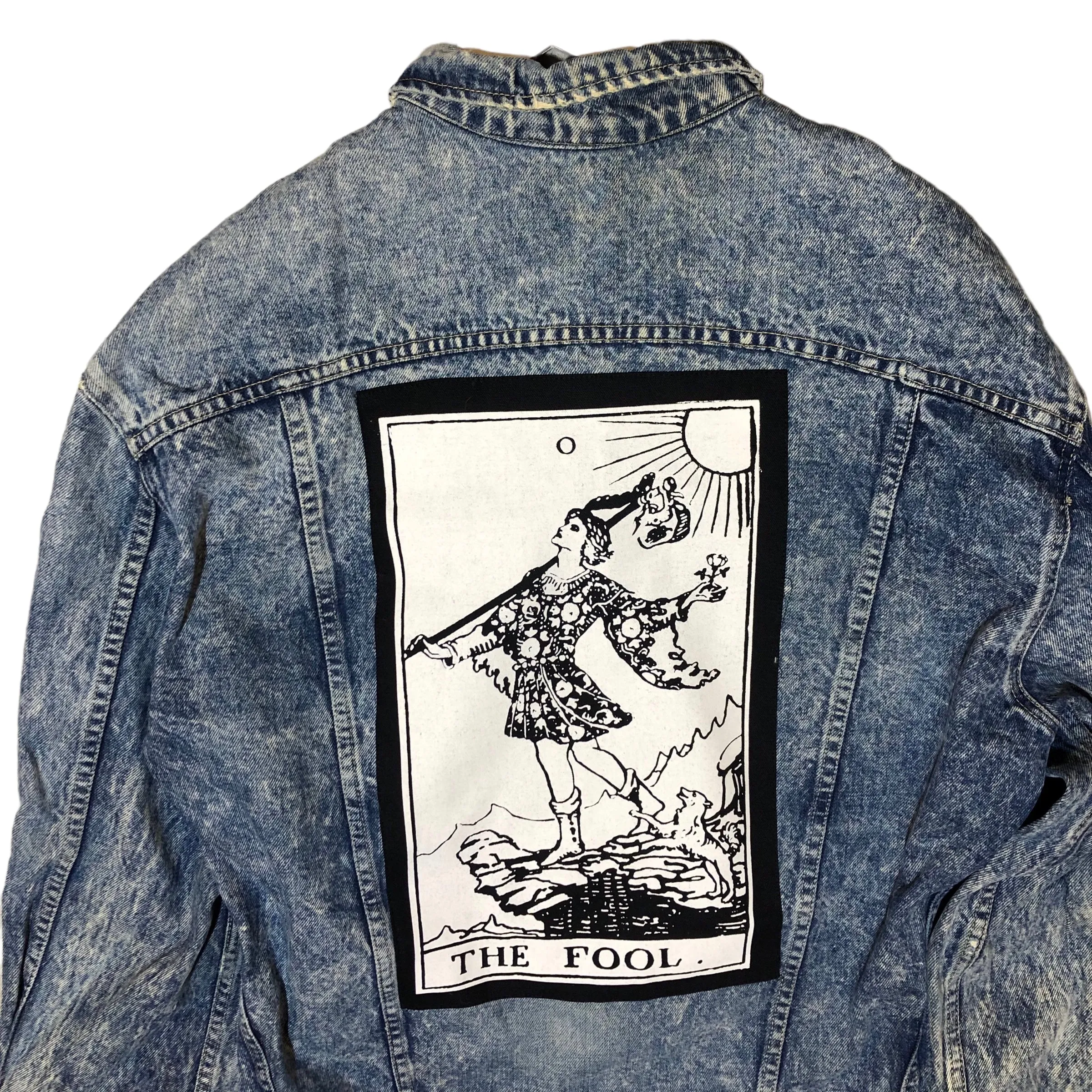 Ooak Fool Denim Jacket by Tooth and Claw