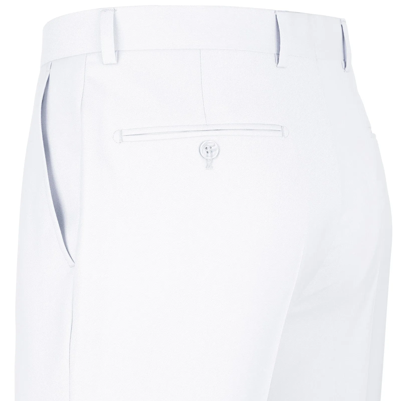 RENOIR White 2-Piece Slim Fit Single Breasted Notch Lapel Suit 201-6