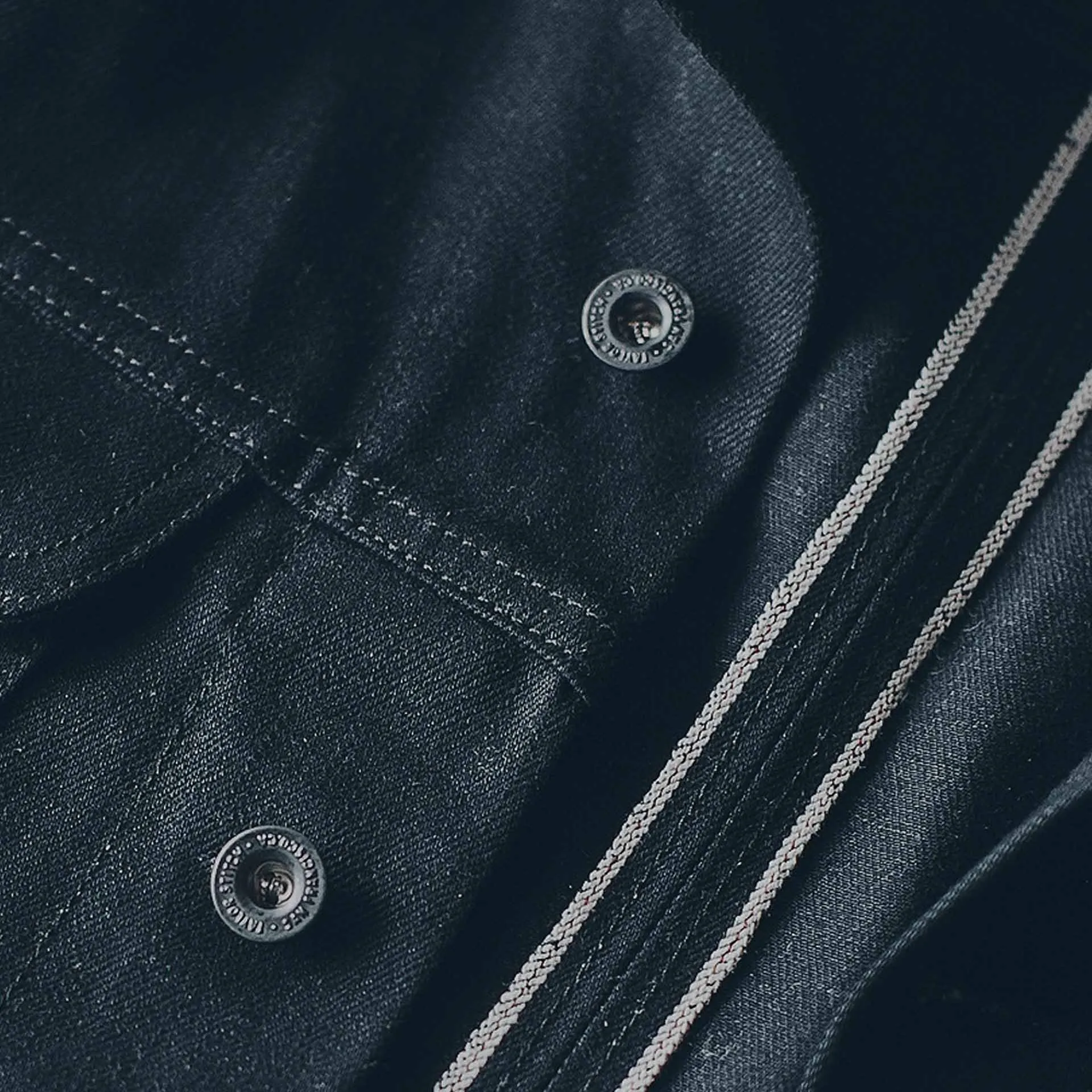 The Long Haul Jacket in Yoshiwa Mills Black Selvage