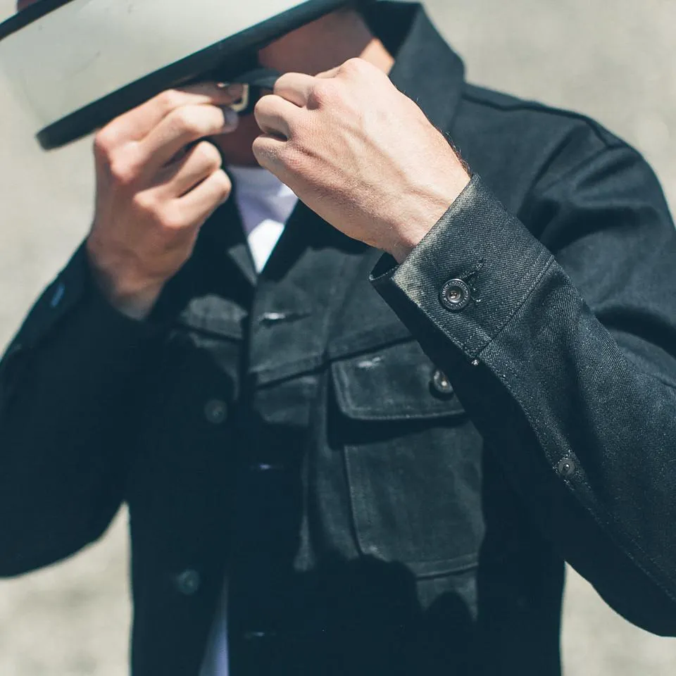 The Long Haul Jacket in Yoshiwa Mills Black Selvage