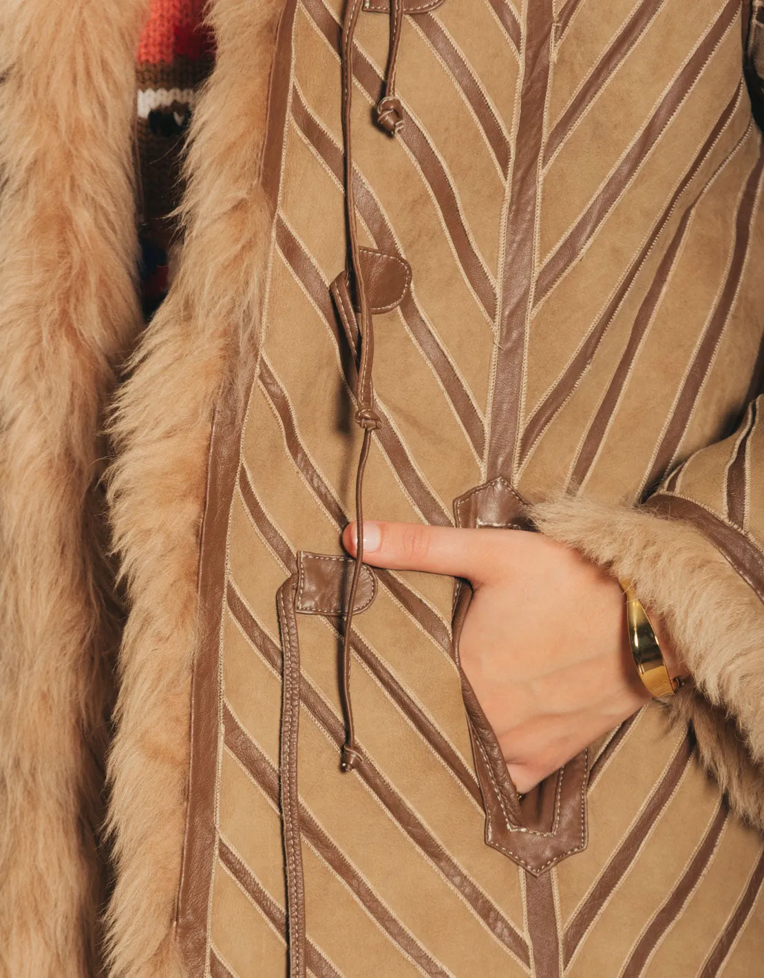 Vintage reversible coat