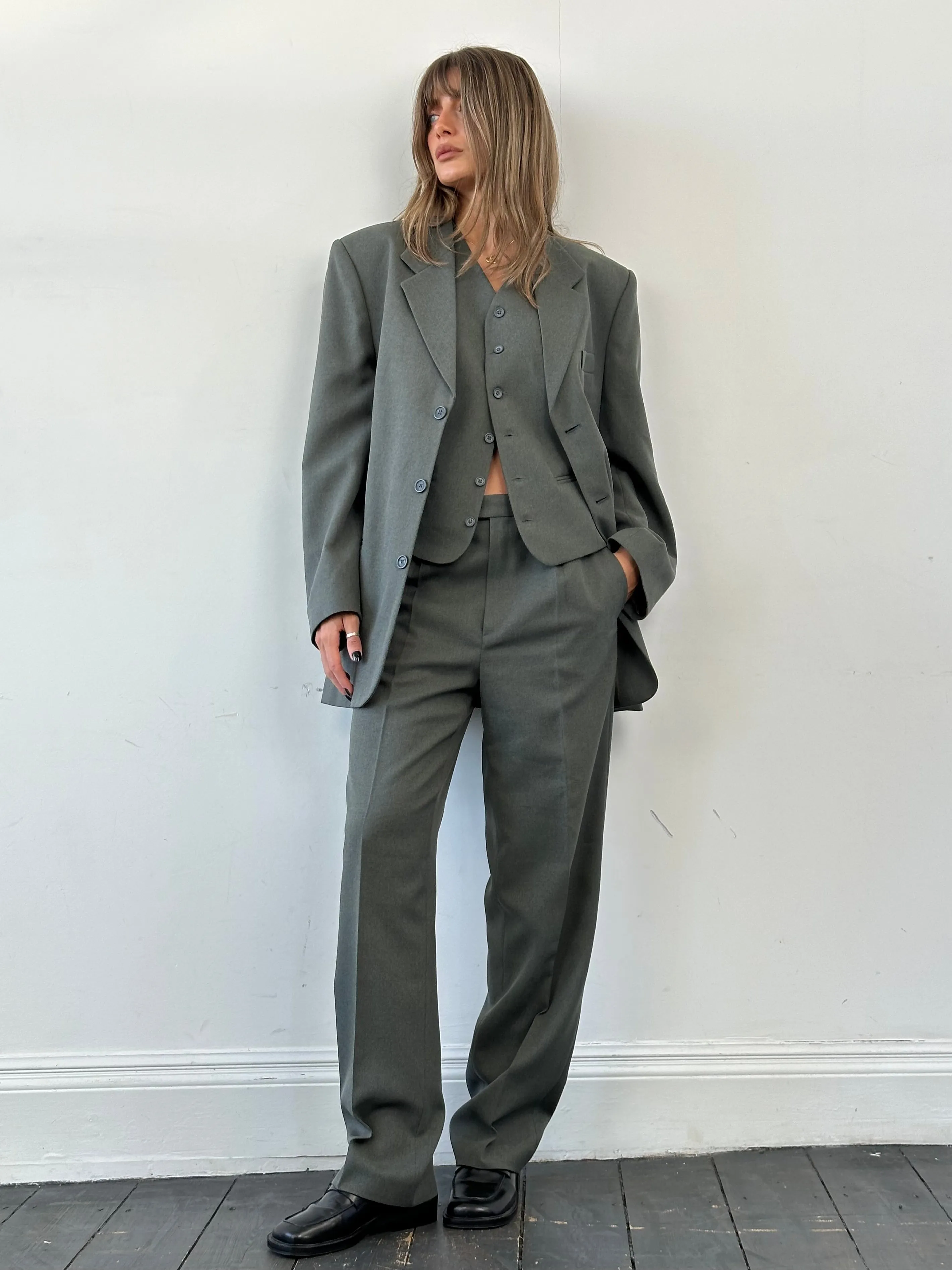 Vintage Three Piece Suit - 44R/W32