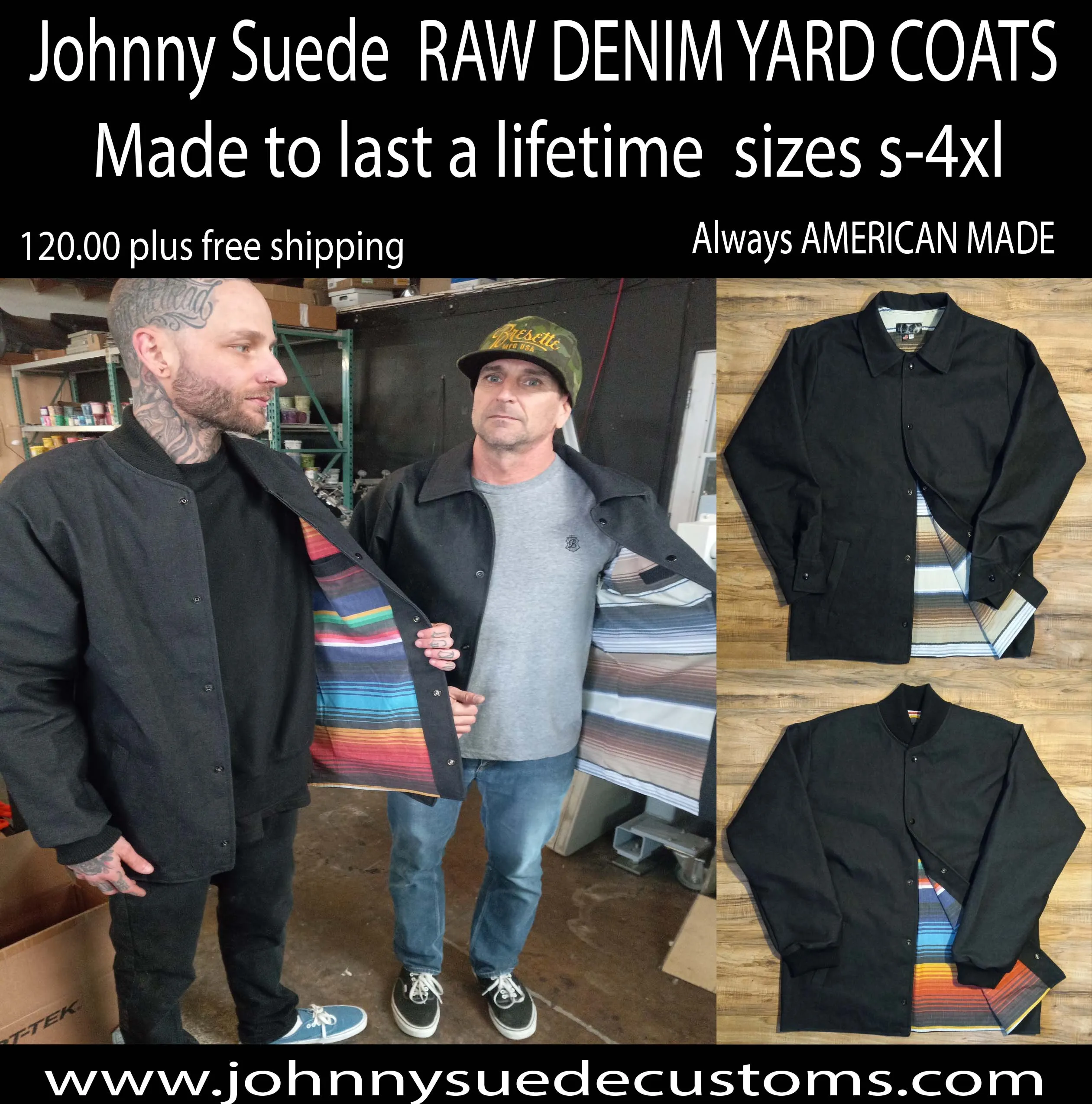Yard Coat - collar- red bandana